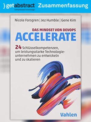 cover image of Accelerate (Zusammenfassung)